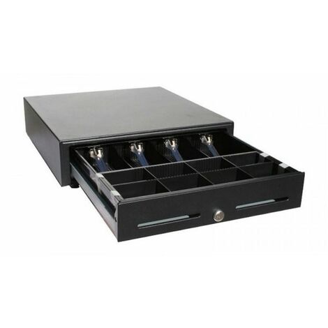 Cassetto per contanti hs-410/ manuale e automatico/ nero