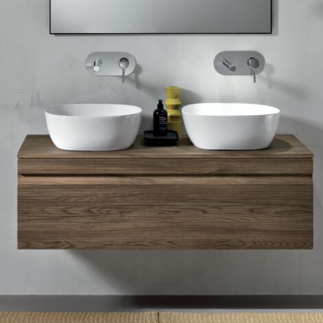 Cassetto porta lavabo in PVC 120 cm sospeso da bagno RIO Tek