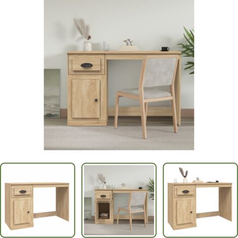 Cassetto -  Scrivania Cassetto Rovere Sonoma 115x50x75 cm Legno Multistrato