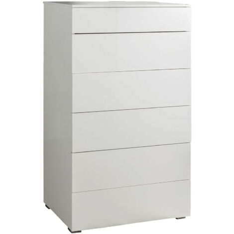 Cassettone bianco laccato 44x108xh85 cm