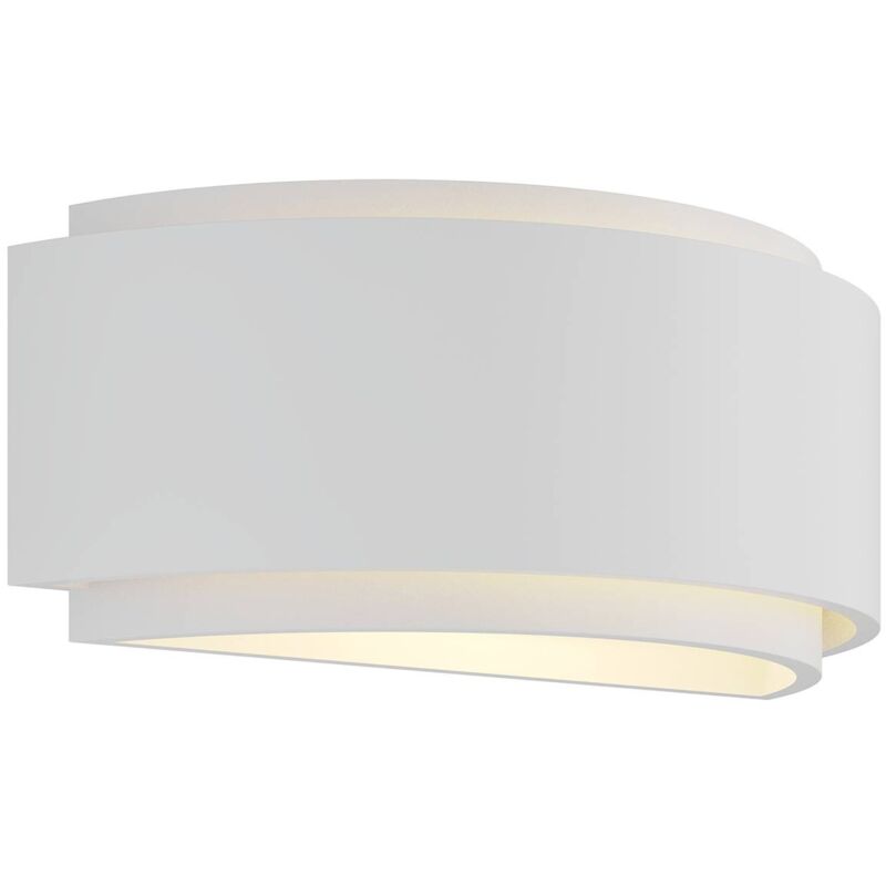 Image of Wall Lightdimmable 'Cassian' made of Plaster/Clay&hellip;
