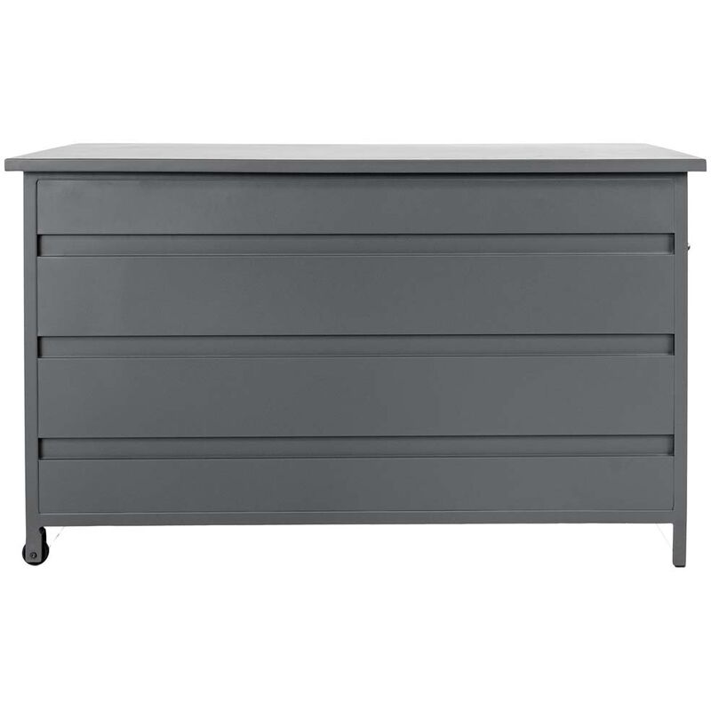 Cassis boîte à coussins 450L gris.