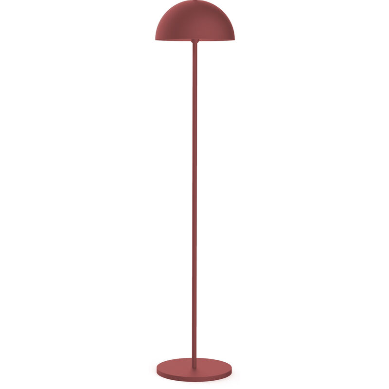 Lumicom - CASSIS LAMPADAIRE Ø 40 Cowhide rouge - Cowhide rouge