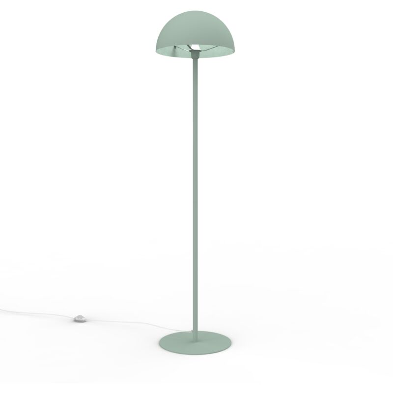 Lumicom - cassis Lampadaire, 1XE27, max 42W, métal, iceberg green, D40cm H160cm