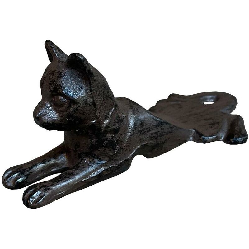 Selections - Cast Iron Cat Decorative Door Wedge Doorstop