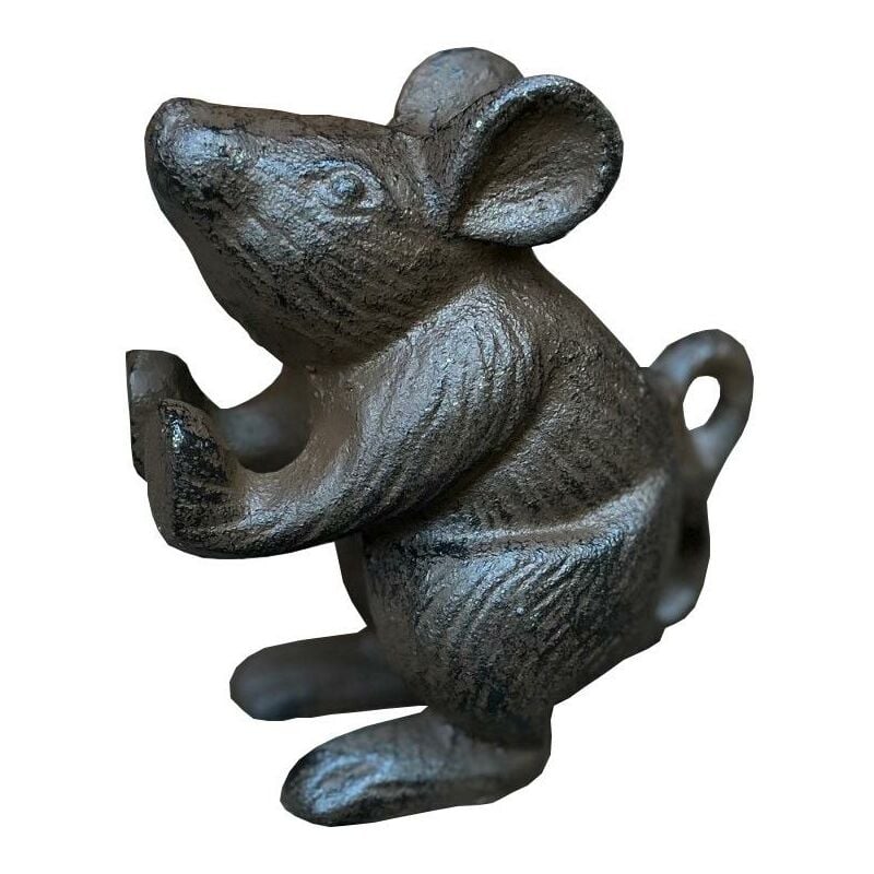 Cast Iron Decorative Mouse Doorstop