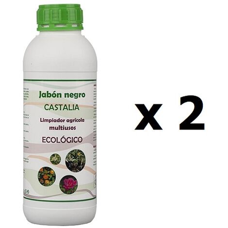 CASTALIA BIO Jabón Negro 2 L (Pack 2 Botellas 1 L)