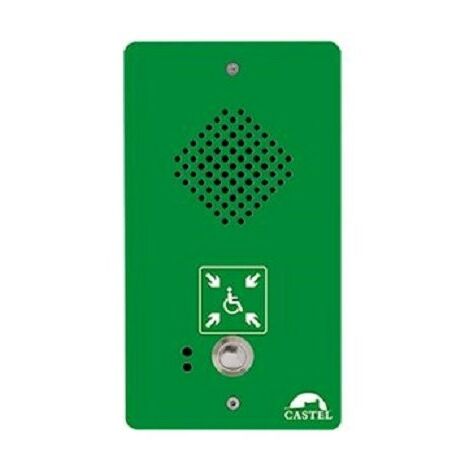 Castel 440.0300 - Maylis - Poste secondaire MSPI1 EAS - 1 bouton d'appel - Vert