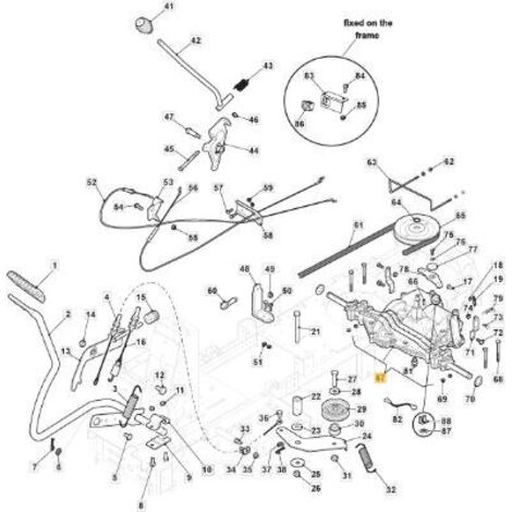 Castelgarden – Boîte de vitesses Peerless MST 204-581B S/T – Performance fiable pour tondeuses – Conçue pour équipements Stiga – MPN 118400981/1