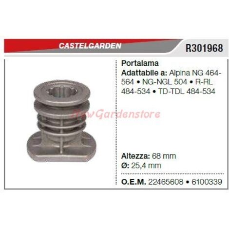 CASTELGARDEN R-RL NG-NGL R301968 porte-lame de tondeuse à gazon