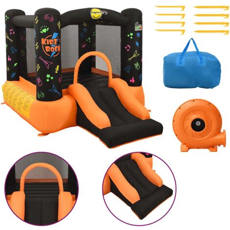Castello Gonfiabile con Scivolo 210x280x170 cm in PVC Happy Hop