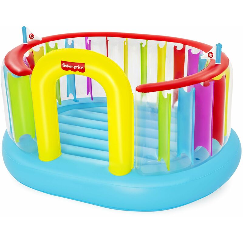 Castello gonfiabile Fisher Price Bouncer Bouncetopia pompa incorporata Bestway 93561