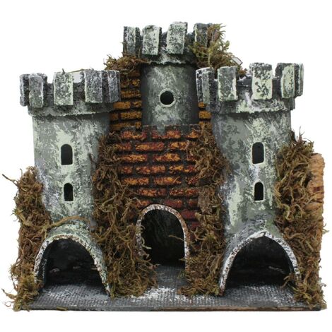 Castello per Presepe 3 Torri Paesaggio B 20x14 cm 10502