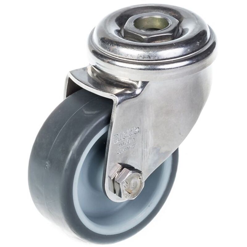 Casters - Stainless Steel - 50 mm - Grey - Swivel