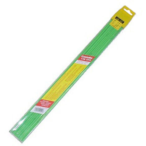 Castolin – Baguette enrobée pour soudobrasage cuivre et métaux ferreux – 1 kg – Soudure à la flamme – Métal d'apport pour brasure