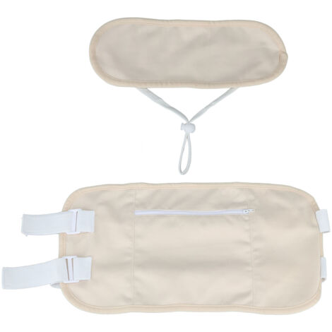 Castor Oil Pack Wrap Light Weight Organic Castor Oil Pack Kit Adjustable Castor Oil Pack for Sleeping Reading Yoga