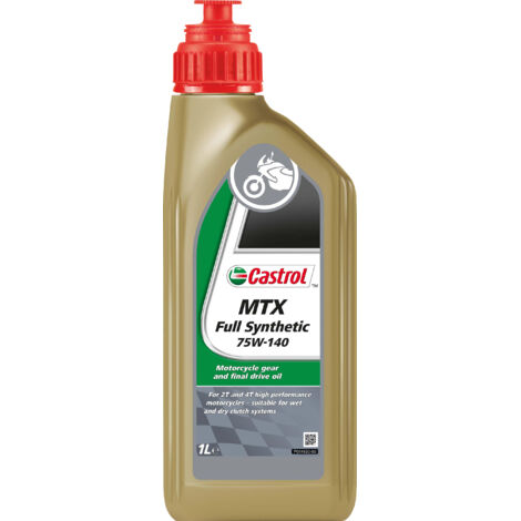 Castrol MTX Full 75W-140 API GL 1L Sintetico Olio Motore Lubrificante Moto
