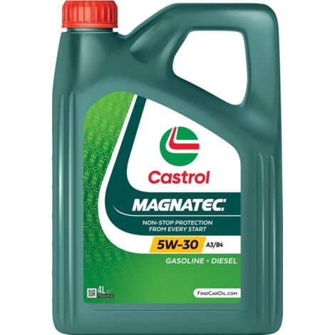 Castrol Olio lubrificante motore auto Magnatec Stop&Start 5W-30 A3/B4 4L