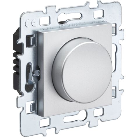 DEBFLEX Casual Variateur Rotatif 2 Fils M/éca Support m/étal Cache Blanc