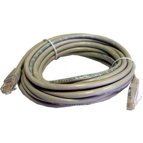 CAT 6 Câble Patch, S/FTP (PiMF), gris, 30 m, conducteur en cuivre (CU), gaine de câble sans halogène (LSZH). Longueur de câble 30 m