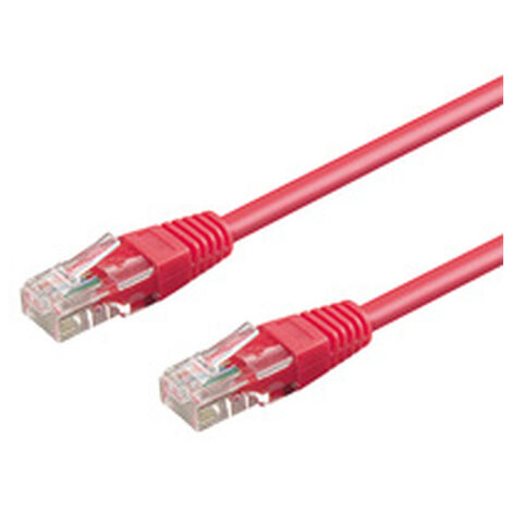 CAT 6 cavo patch, U/UTP, magenta, conduttore di alluminio placcato di rame (CCA). Lunghezza del Cavo 0.25 m