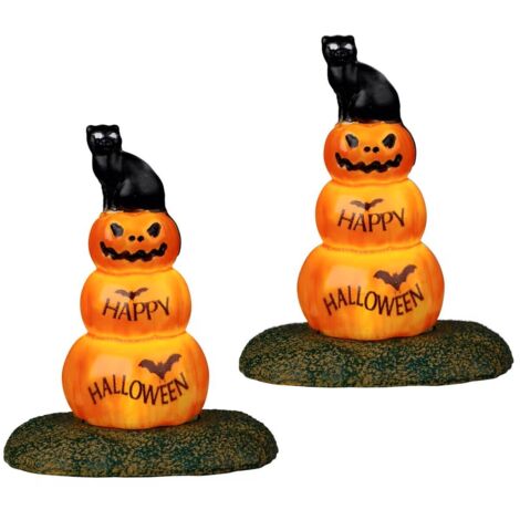 Cat And Pumpkin - LEMAX COD. 24939
