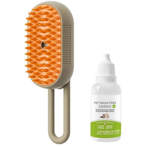 Cat Brush for Shedding, Self Cleaning Dog Brush with Water Tank -A--
