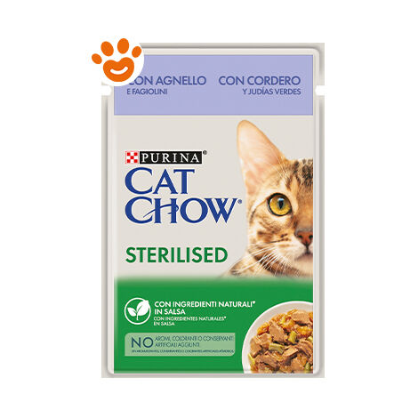 Cat Chow Adult Sterilized Agnello e Fagiolini 85gr PURINA