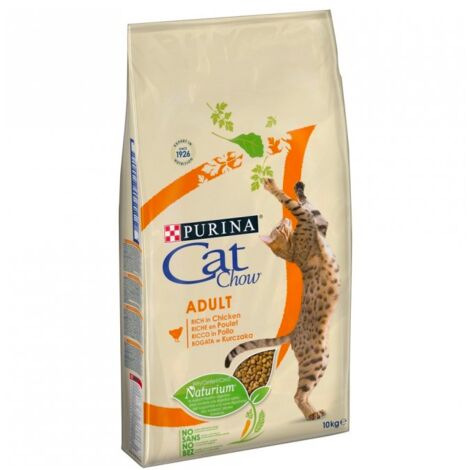 CAT CHOW Gato Adulto Croquetas ricas en Pollo