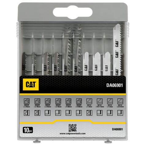 CAT DA06901 set lame per legno e metallo 10 pezzi