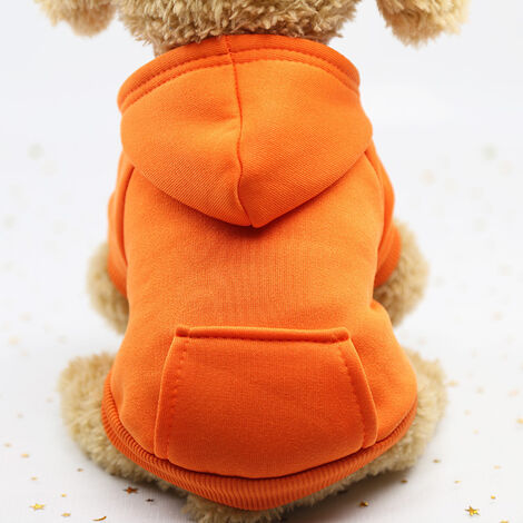 Cat & Dog Clothing, Pet Sportswear, Pet Supplies (Orange, S)