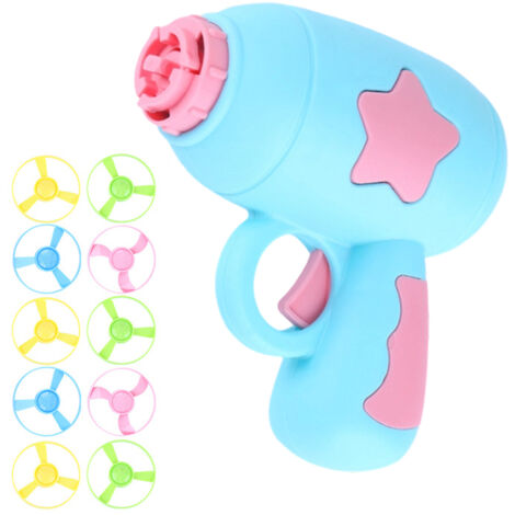 Cat Fetch Jouets Interactif Volants pour Chat avec 1 Lanceur et 10 Disques, Ensembles de Jouets Jeu en Hélicoptère Volant pour Chat, Jouets de Suivi de Chaton pour Chasse Exercice