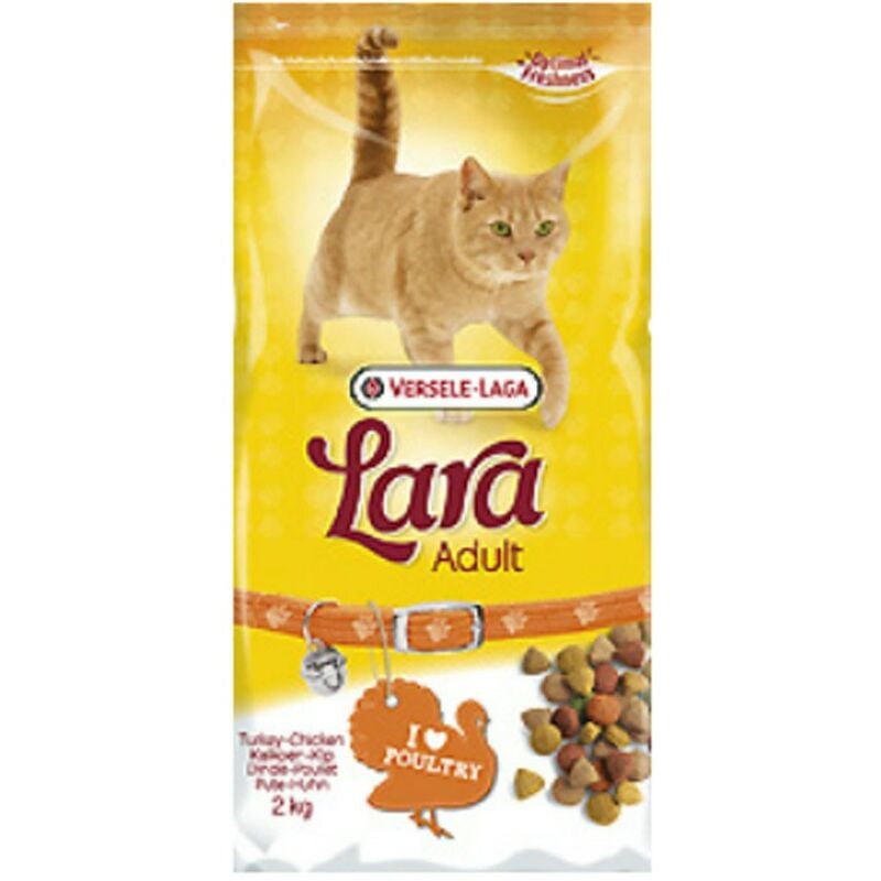 Global Network - Cat Food 2 kg | Lara nourriture pour chat avec la Turquie | Croquettes pour chat