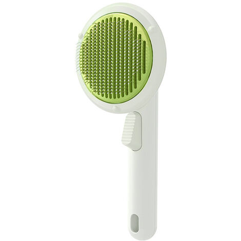 Cat Grooming Pin – Green Sunflower Shape