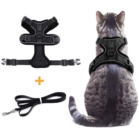 Cat Harness with Leash for Walking Escape Proof Adjustable Vest Harnesses for Cats Pet Supply