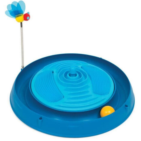 CAT IT PLAY CIRCUIT MASSEUR JOUET POUR CHAT, BLEU