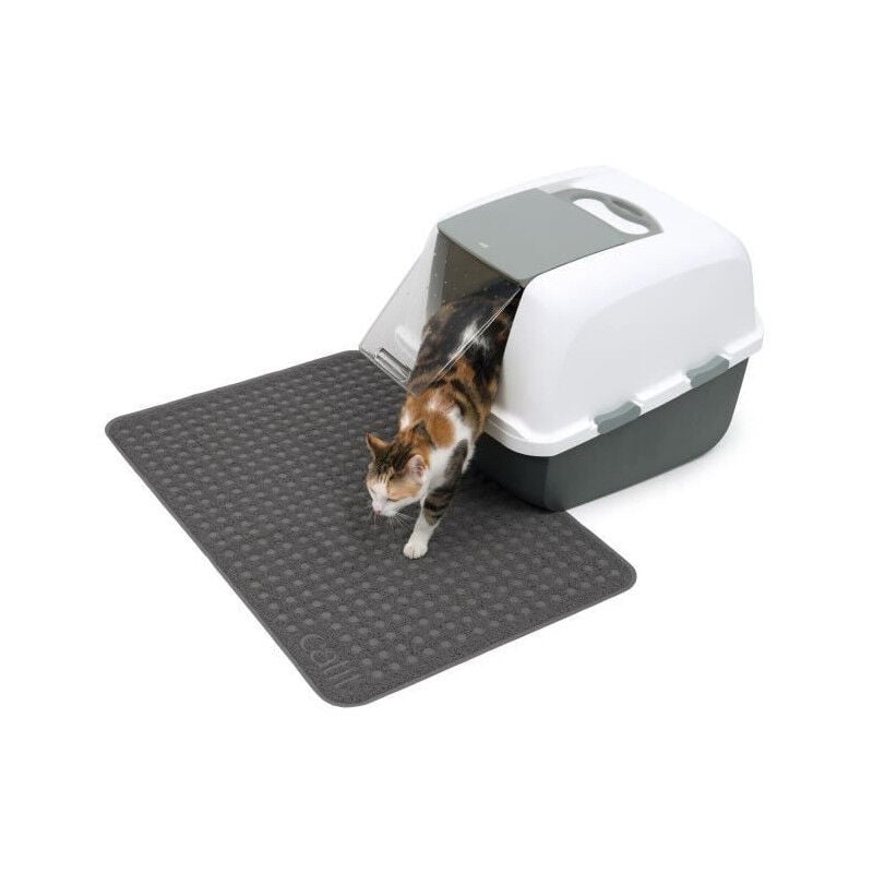 Tapis pour bac a litiere - Grand format - 90 x 60 cm 35,5 x 23,5 po - Pour chat - Cat It