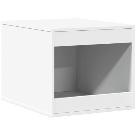 Cat Litter Box Enclosure White 47x59x42 cm Engineered Wood vidaXL