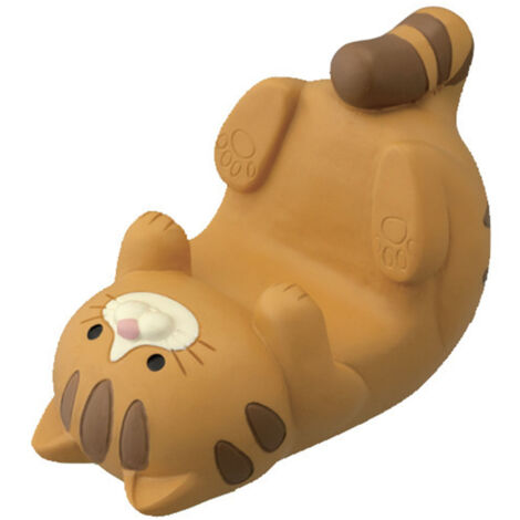 Cat Ornament Multifunctional Phone Tablet Glasses Pen Holder Desk Decoration for Home Ocelot