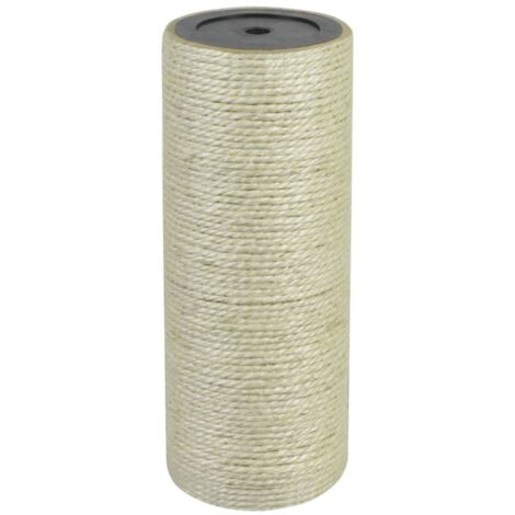 Cat Scratching Post 8x20 cm 8 mm Beige vidaXL