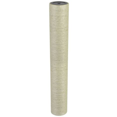Cat Scratching Post 8x55 cm 8 mm Beige vidaXL