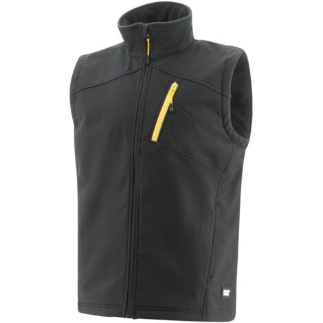 CAT Softshell Weste Essential Schwarz Größe M