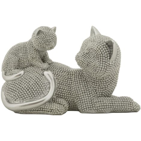 CAT SPARKY WITH KID CM 19X9X13