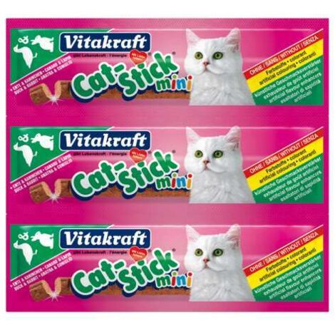 cat stick mini anatra e coniglio - vitakraft