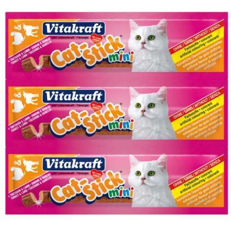 CAT-STICK MINI TACCHINO E AGNELLO 3 PZ 18 GR