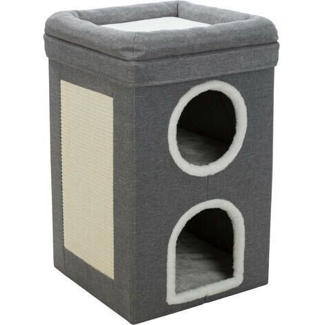 Cat tower Saul 39×64×39cm, grigio