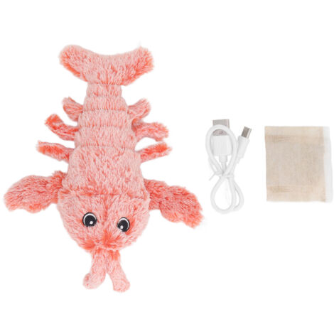 Cat Toy Rechargeable Electric Cat Toy Bite Resistant Teeth Grinding Plush Pet Toy Anxiety Reduction Interactive Pet Toy Type 1