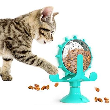 Cat Toys, Cat Food Dispenser, Interactive Windmill Toys for Kittens