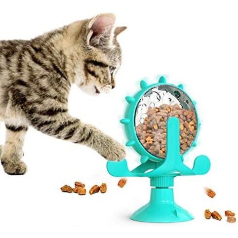 Cat Toys, Cat Food Dispenser, Interactive Windmill Toys for Kittens