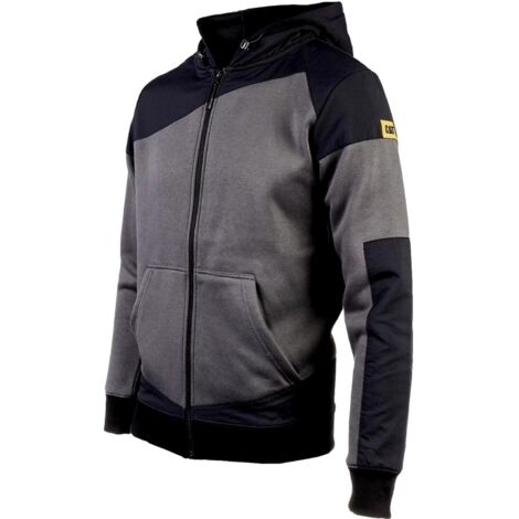 CAT Zip Hoodie Trades Größe M Schwarz/Grau